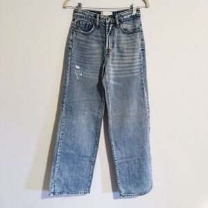 One Teaspoon - Jackson Medium Wash Wide Leg Jeans